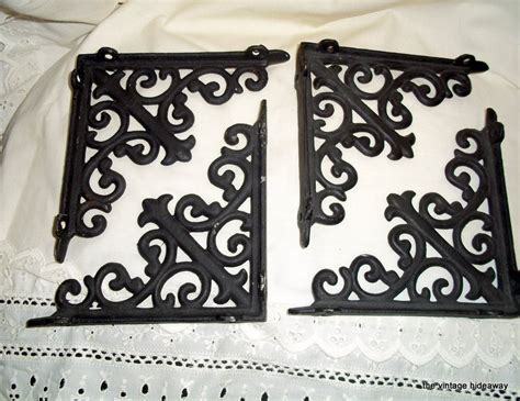 wrought iron decorative corner brackets